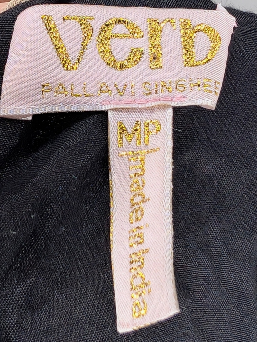 Anthropologie Verb by Pallavi Singhee Fringed Mini Dress size MP - Picture 13 of 13
